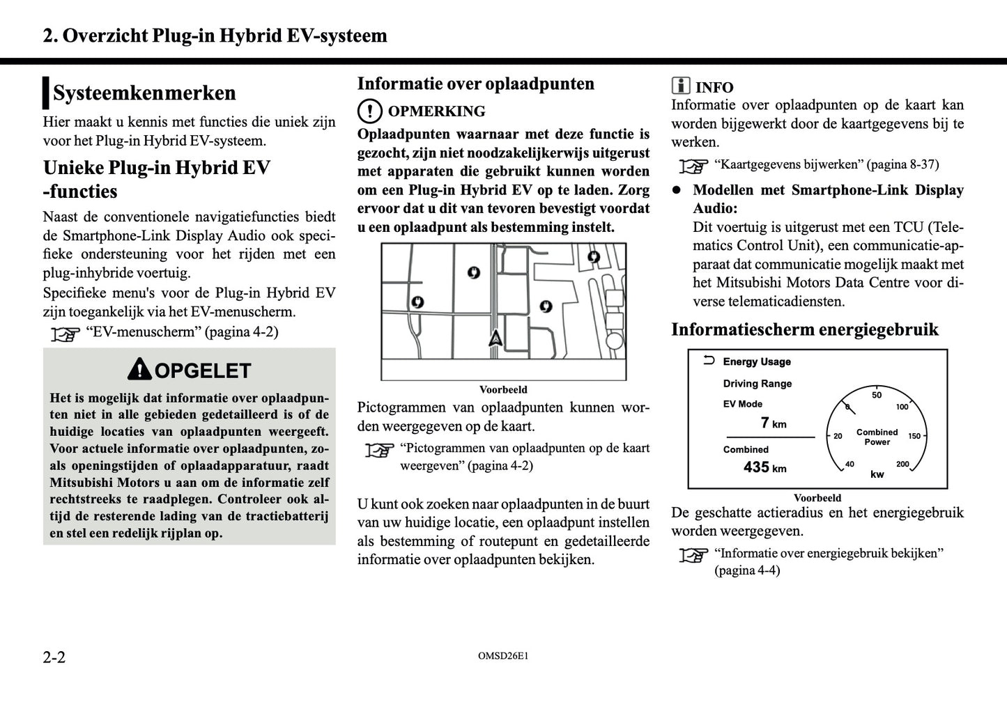 2026 Mitsubishi Outlander PHEV Smartphone Link Display Audio Handleiding | Nederlands
