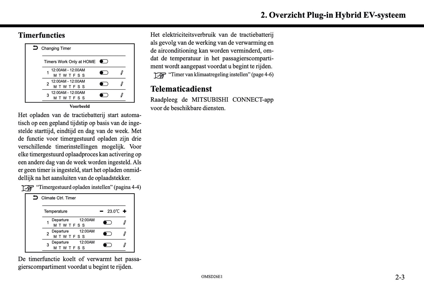 2026 Mitsubishi Outlander PHEV Smartphone Link Display Audio Handleiding | Nederlands