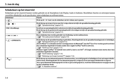 2026 Mitsubishi Outlander PHEV Smartphone Link Display Audio Handleiding | Nederlands