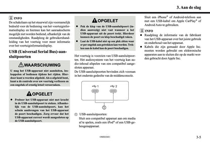 2026 Mitsubishi Outlander PHEV Smartphone Link Display Audio Handleiding | Nederlands