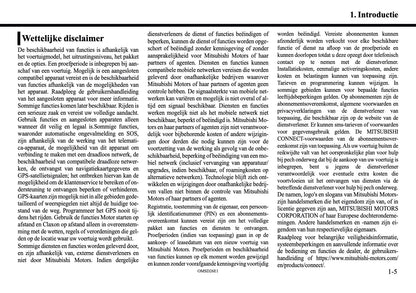 2026 Mitsubishi Outlander PHEV Smartphone Link Display Audio Handleiding | Nederlands