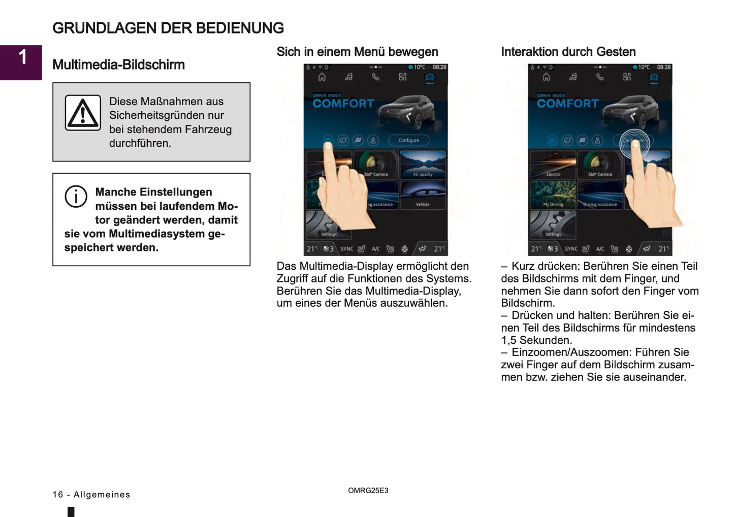 2025 Mitsubishi Smartphone Link Display Audio Anleitung | Deutsch