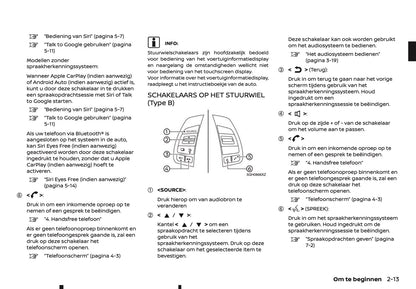 2018-2019 Nissan Connect Infotainment Handleiding | Nederlands
