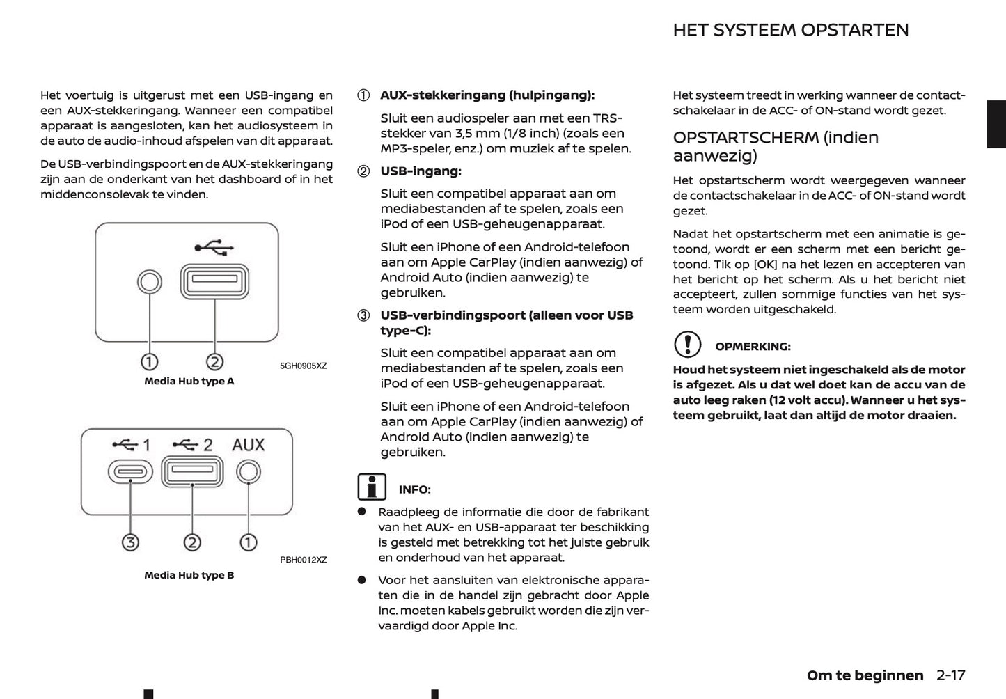 2018-2019 Nissan Connect Infotainment Handleiding | Nederlands