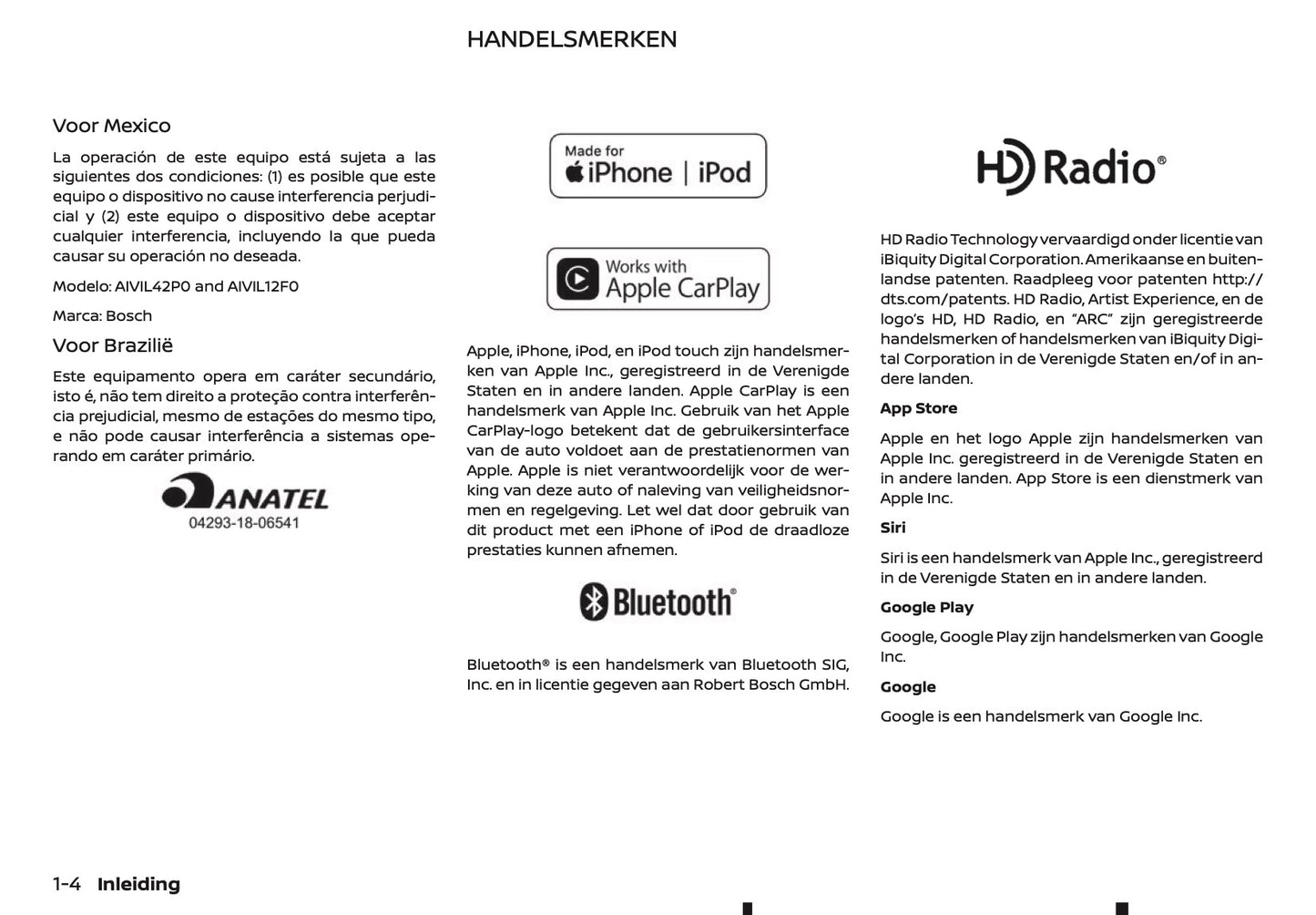 2018-2019 Nissan Connect Infotainment Handleiding | Nederlands
