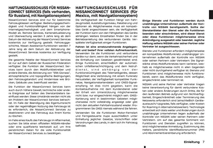 2025 Nissan Qashqai Connect Infotainment Manual | German