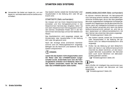 2025 Nissan Qashqai Connect Infotainment Manual | German