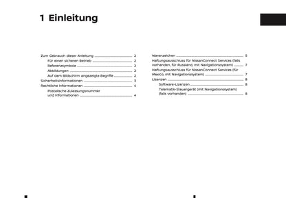 2025 Nissan Qashqai Connect Infotainment Manual | German