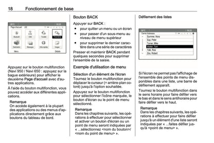 2016 Opel Cascada Infotainment Manual | French