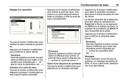 2016 Opel Cascada Infotainment Manual | French