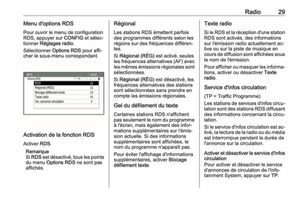 2016 Opel Cascada Infotainment Manual | French