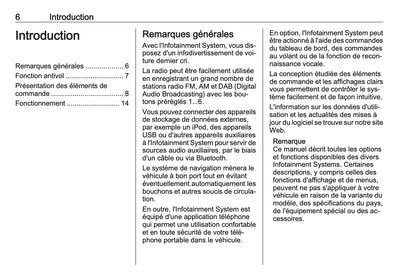 2016 Opel Cascada Infotainment Manual | French