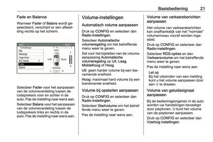 2016 Opel Cascada Infotainment Manual | Dutch