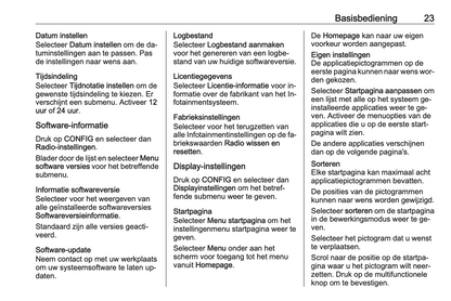 2016 Opel Cascada Infotainment Manual | Dutch