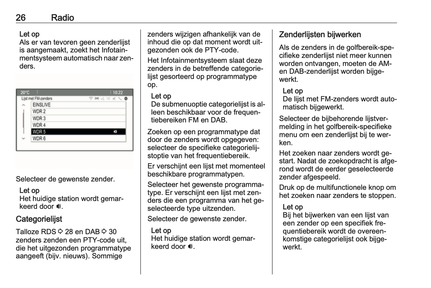 2016 Opel Cascada Infotainment Manual | Dutch