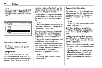 2016 Opel Cascada Infotainment Manual | Dutch