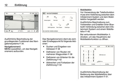 2018-2020 Opel Crossland X Infotainment Manual | German