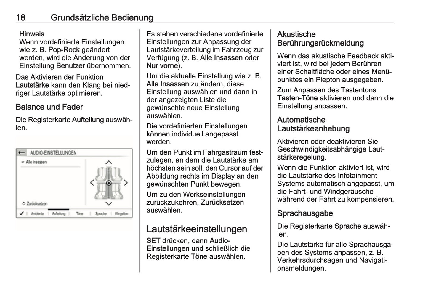 2018-2020 Opel Crossland X Infotainment Manual | German