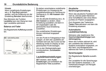 2018-2020 Opel Crossland X Infotainment Manual | German