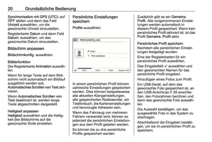2018-2020 Opel Crossland X Infotainment Manual | German