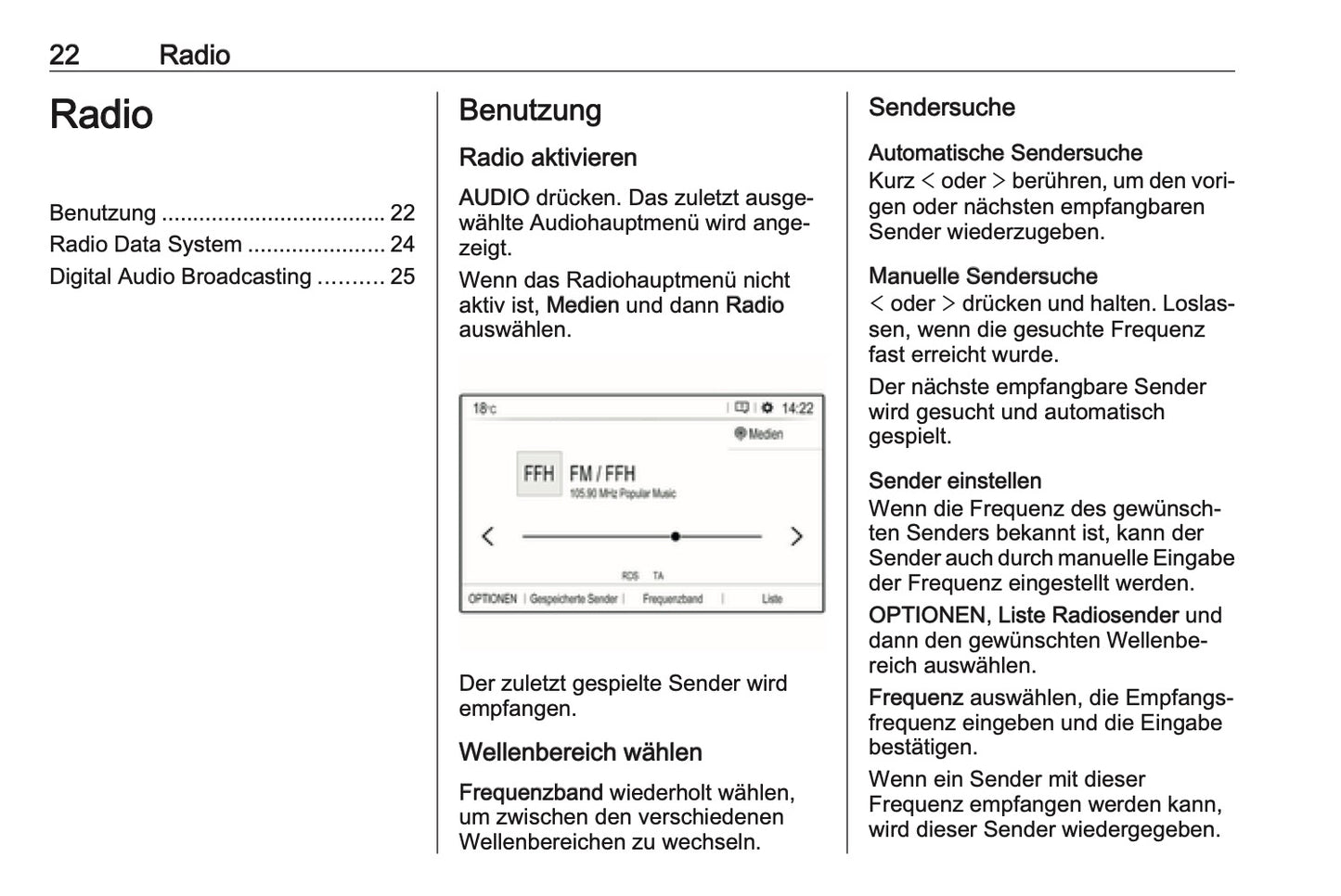 2018-2020 Opel Crossland X Infotainment Manual | German
