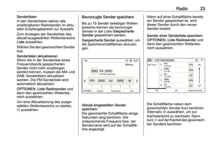 2018-2020 Opel Crossland X Infotainment Manual | German