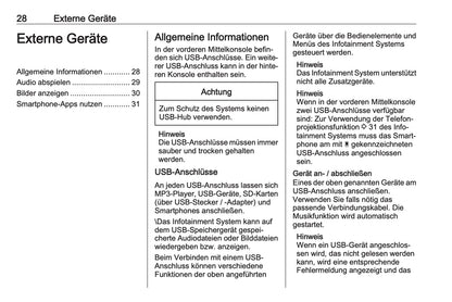2018-2020 Opel Crossland X Infotainment Manual | German