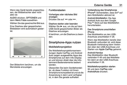 2018-2020 Opel Crossland X Infotainment Manual | German