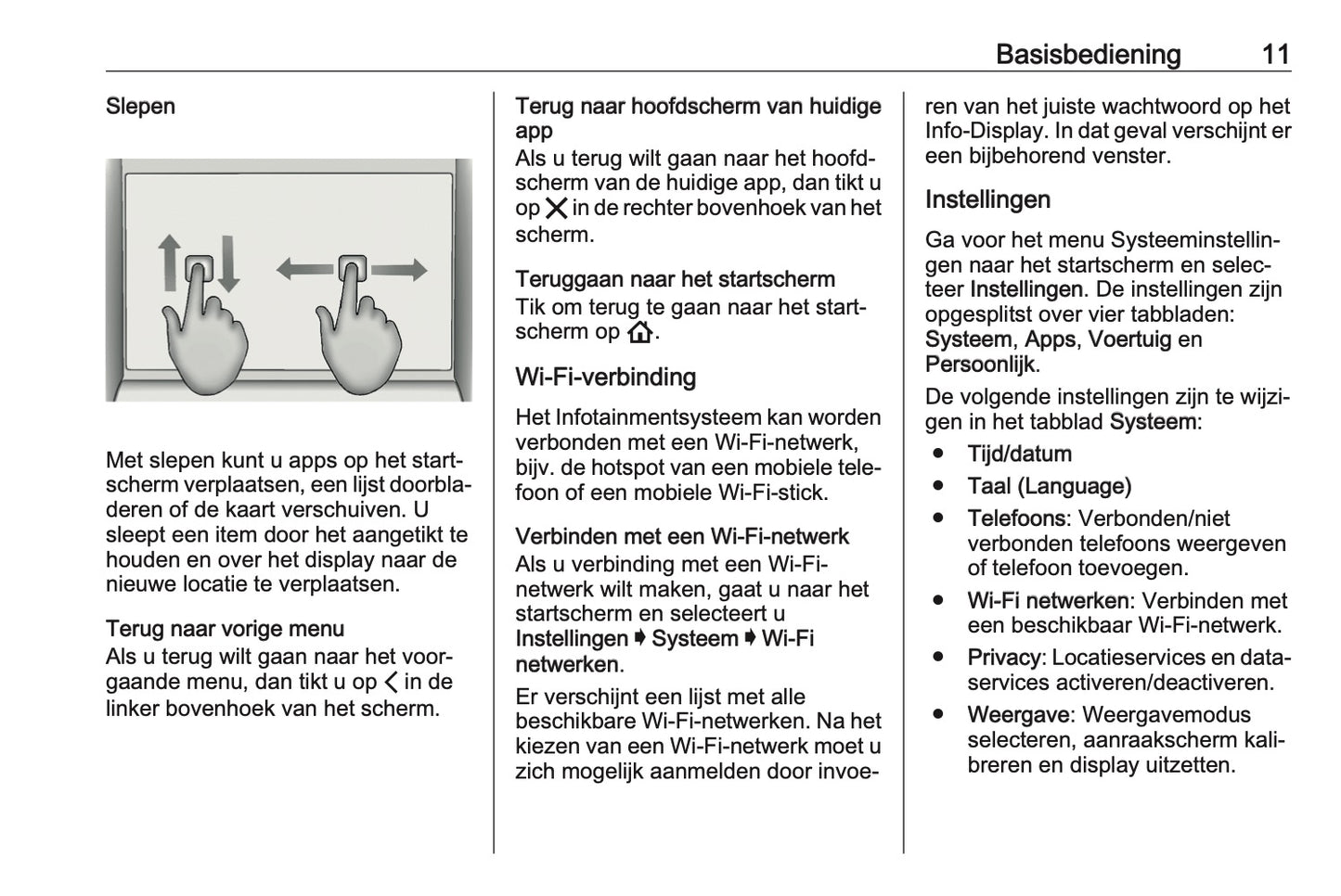 2020-2021 Opel Insignia Infotainment Handleiding | Nederlands