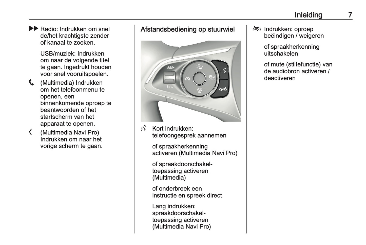 2020-2021 Opel Insignia Infotainment Handleiding | Nederlands