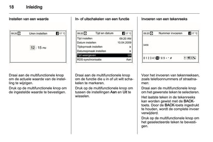 2012 Opel Meriva Infotainment Handleiding | Nederlands