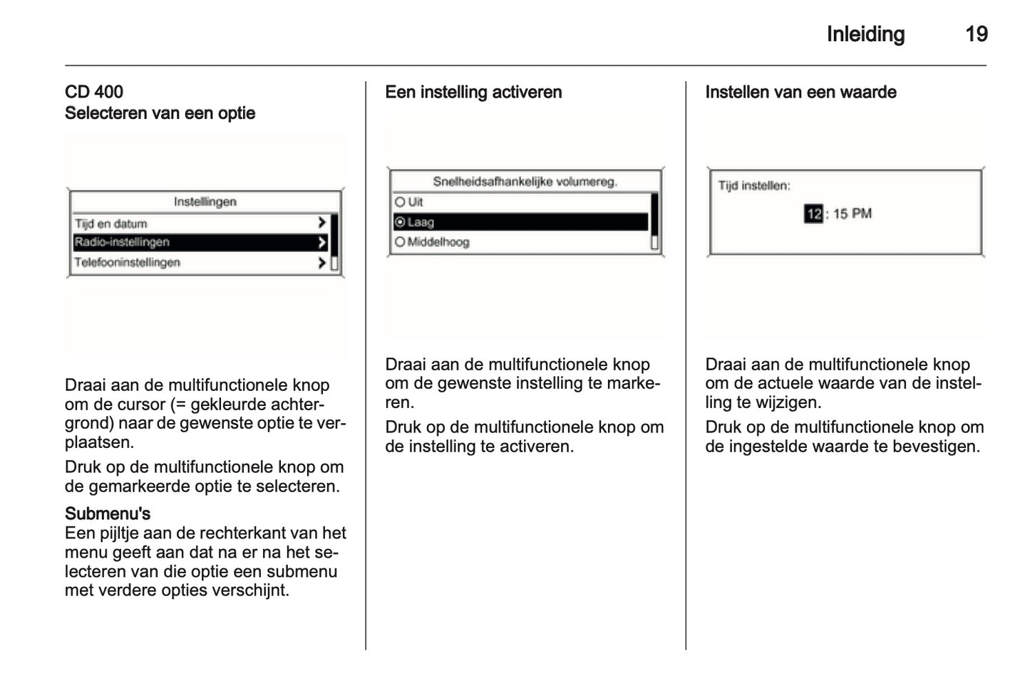 2012 Opel Meriva Infotainment Handleiding | Nederlands