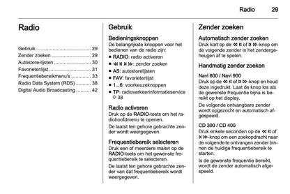 2012 Opel Meriva Infotainment Handleiding | Nederlands