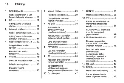 2012 Opel Meriva Infotainment Handleiding | Nederlands