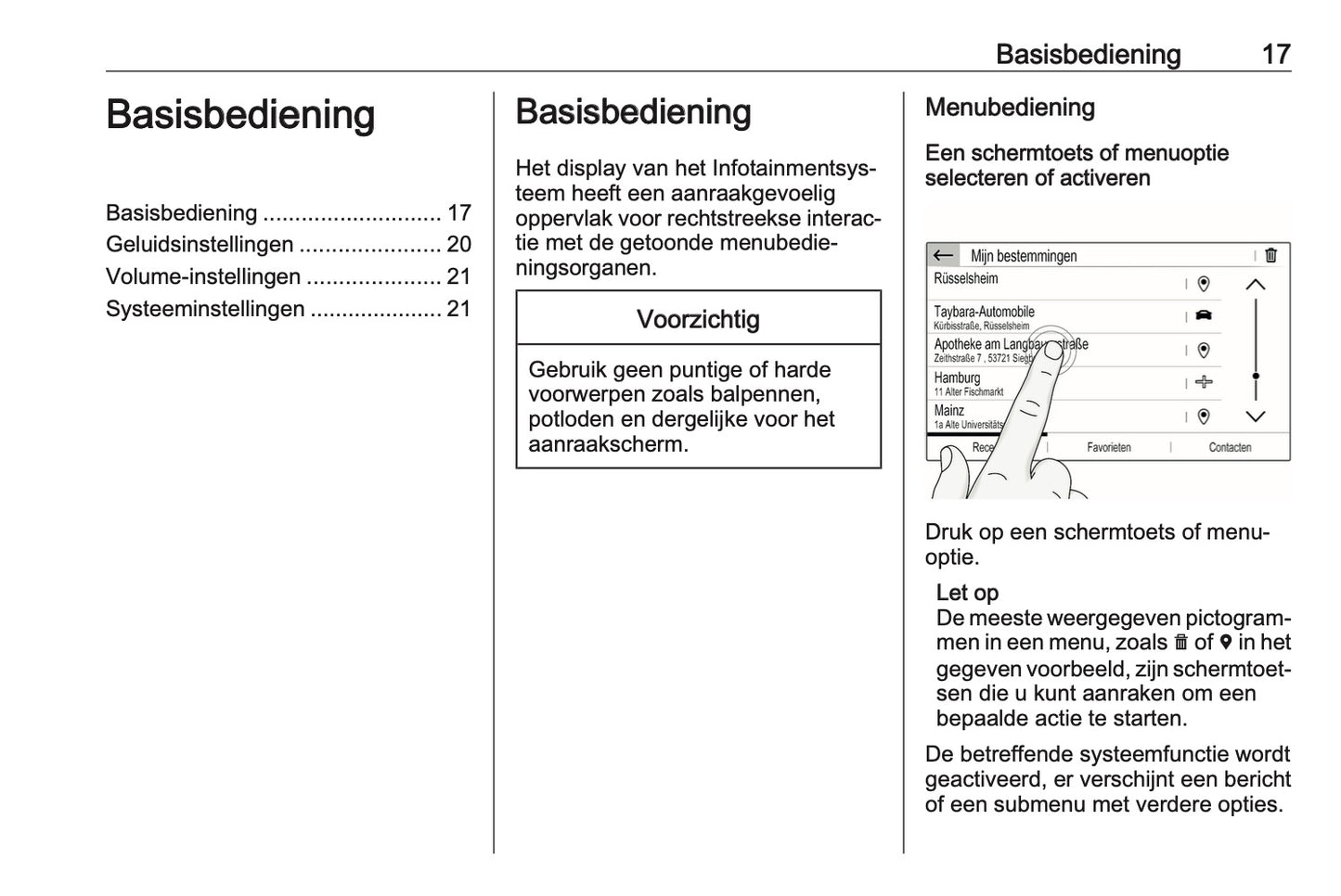 2022-2023 Opel Mokka Infotainment Manual | Dutch