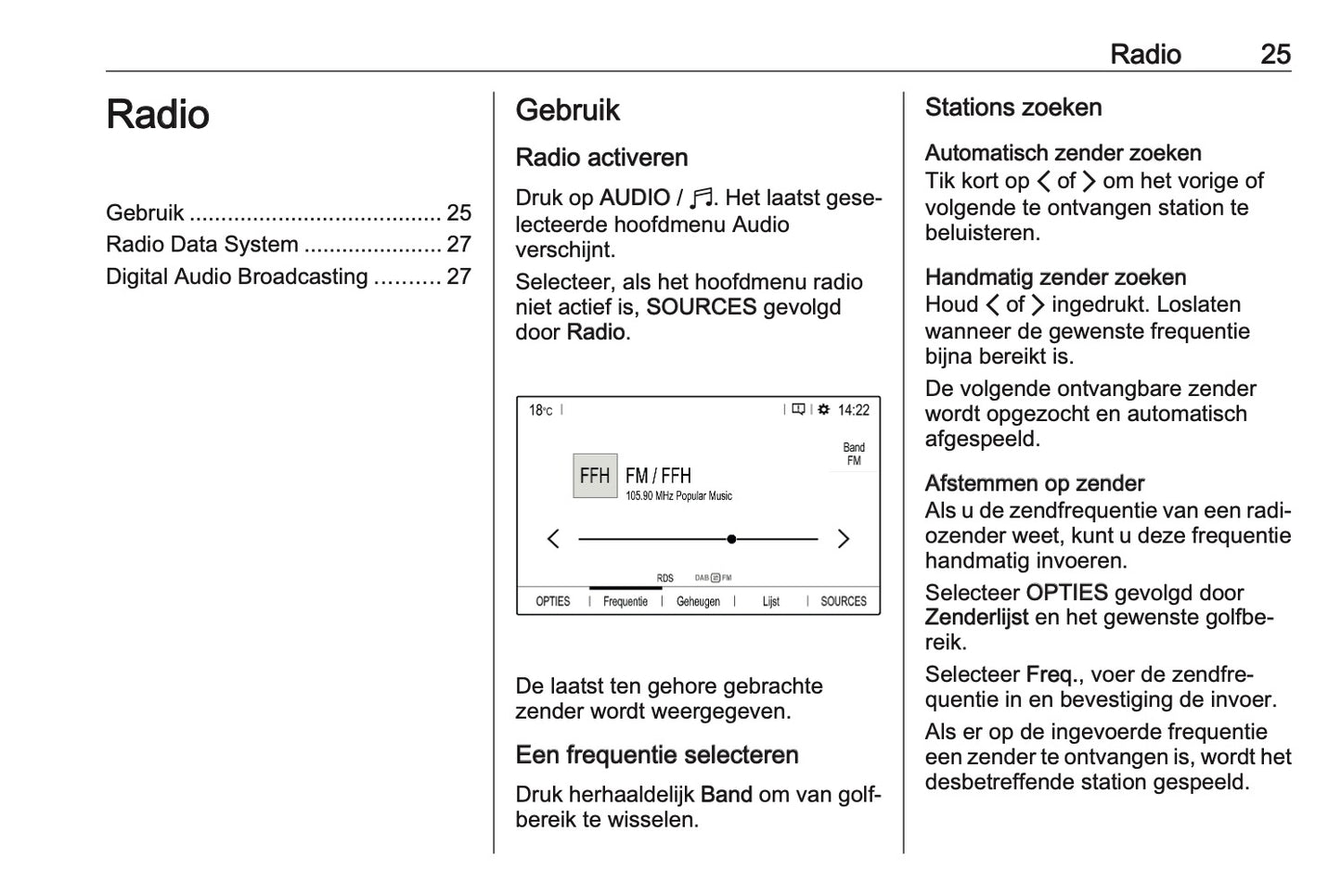 2022-2023 Opel Mokka Infotainment Manual | Dutch