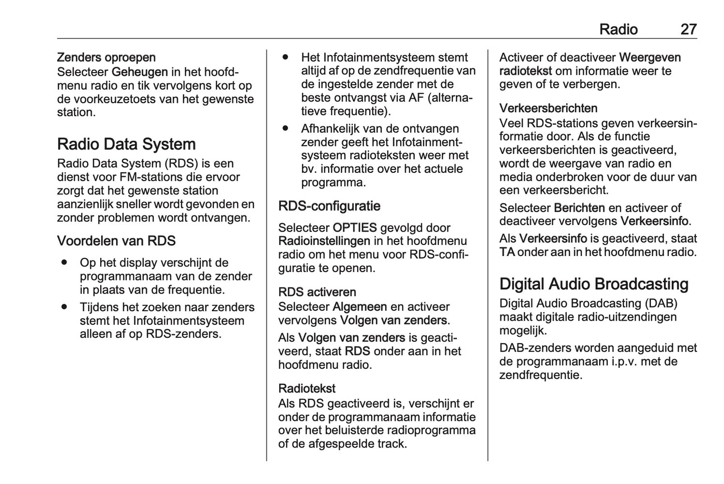 2022-2023 Opel Mokka Infotainment Manual | Dutch