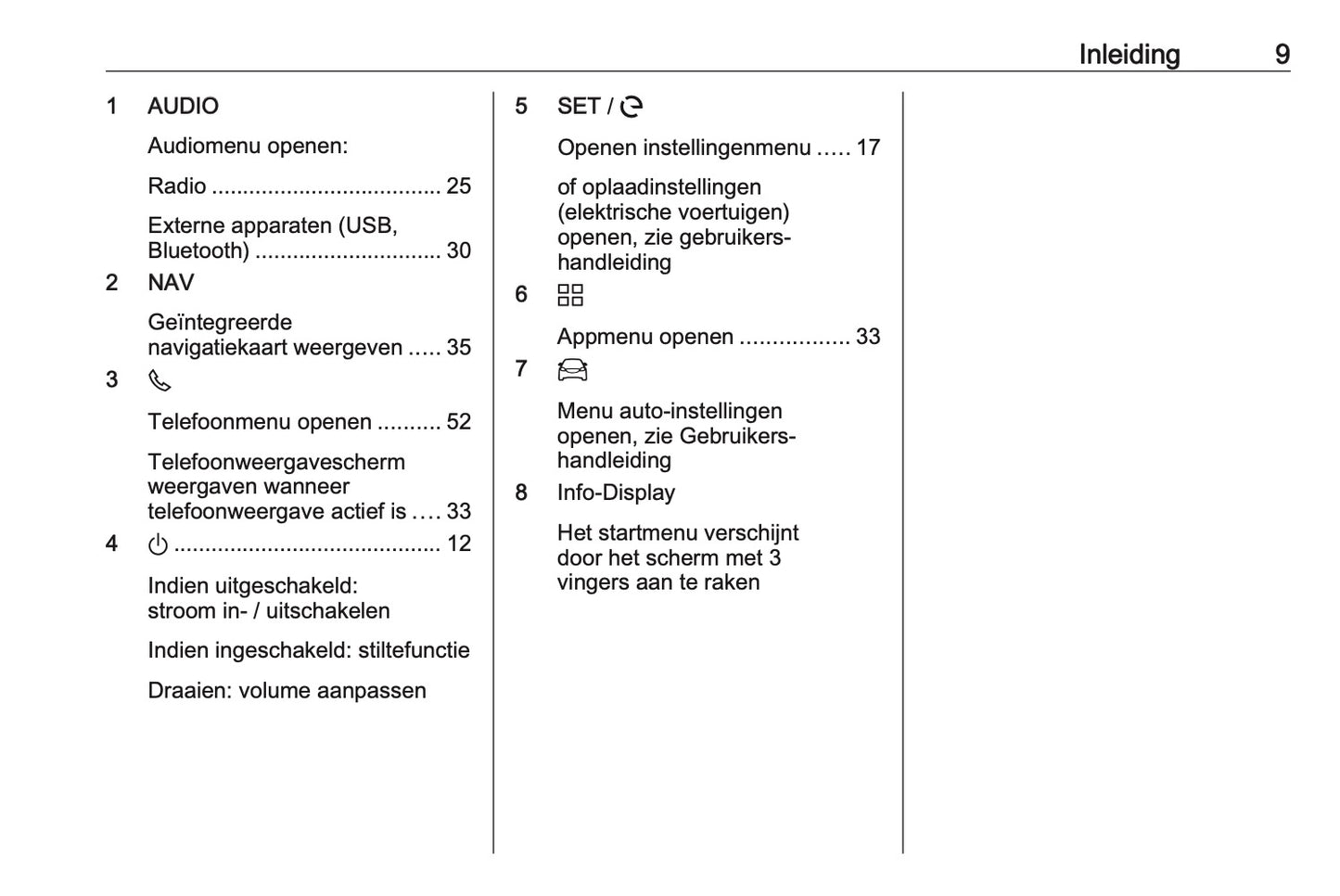 2022-2023 Opel Mokka Infotainment Manual | Dutch