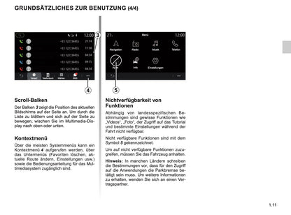2023-2024 Renault Easy Link Infotainment Manual | German