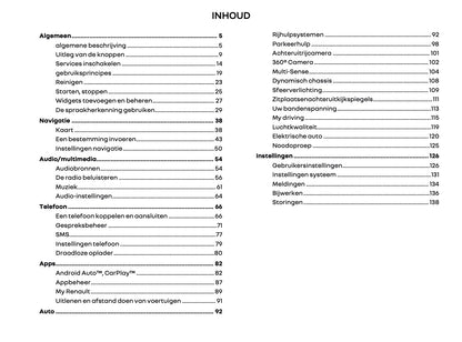 2025-2026 Renault Open R Link Infotainment Handleiding | Nederlands
