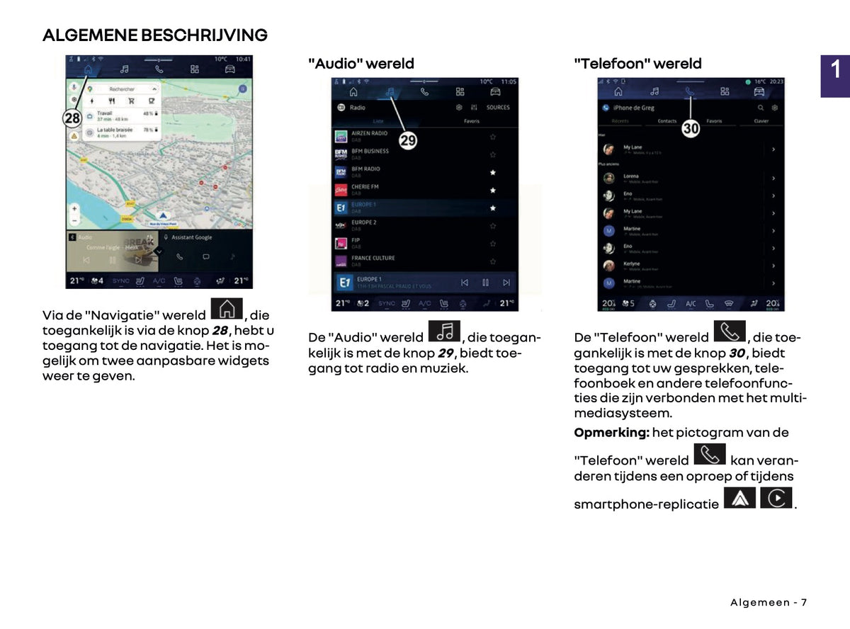2026 Renault Open R Link Infotainment Manual | Dutch