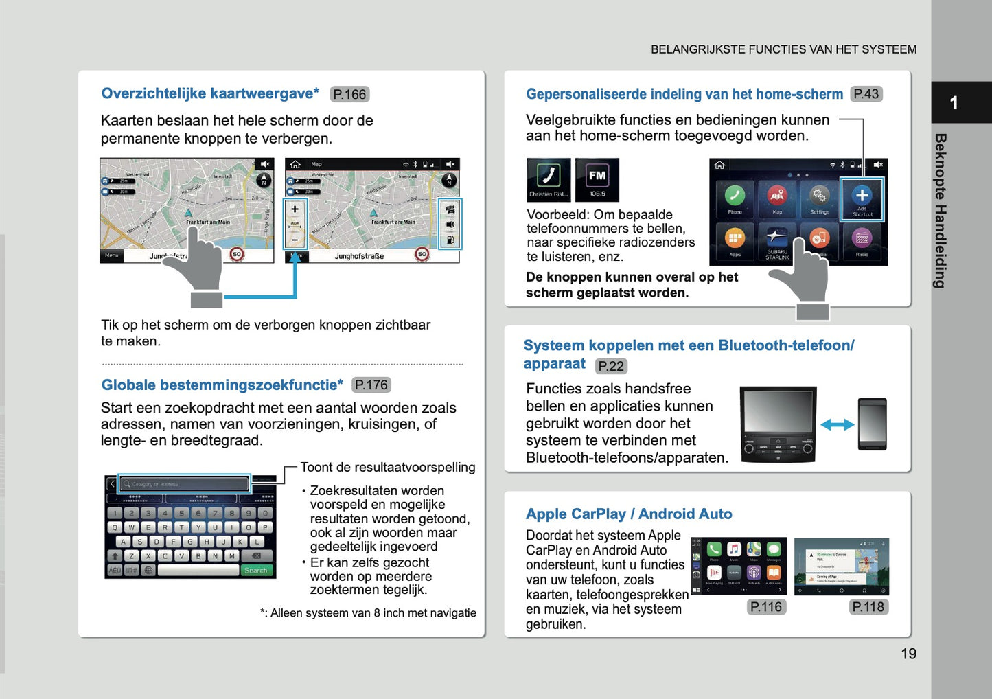 2024 Subaru XV e-BOXER Infotainment Handleiding | Nederlands