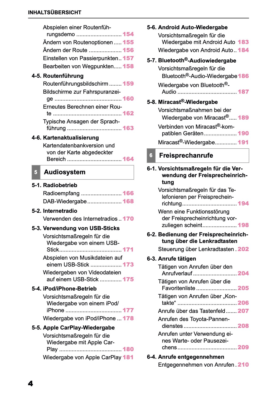 2025-2026 Toyota Aygo X Navigation Anleitung | Deutsch