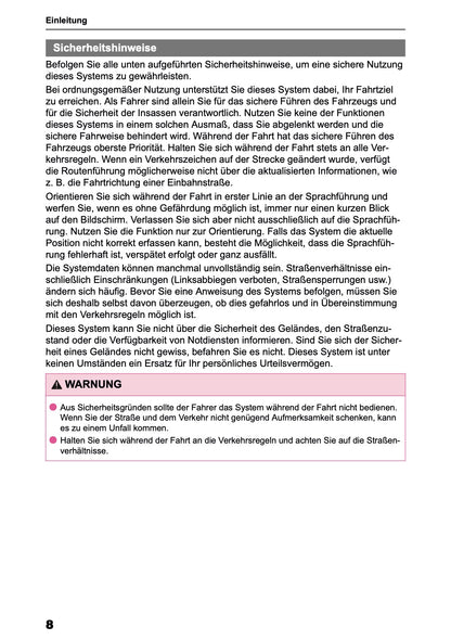 2025-2026 Toyota Aygo X Navigation Anleitung | Deutsch