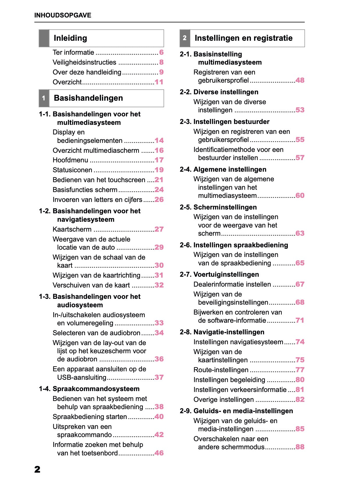 2025-2026 Toyota Aygo X Navigatie Handleiding | Nederlands