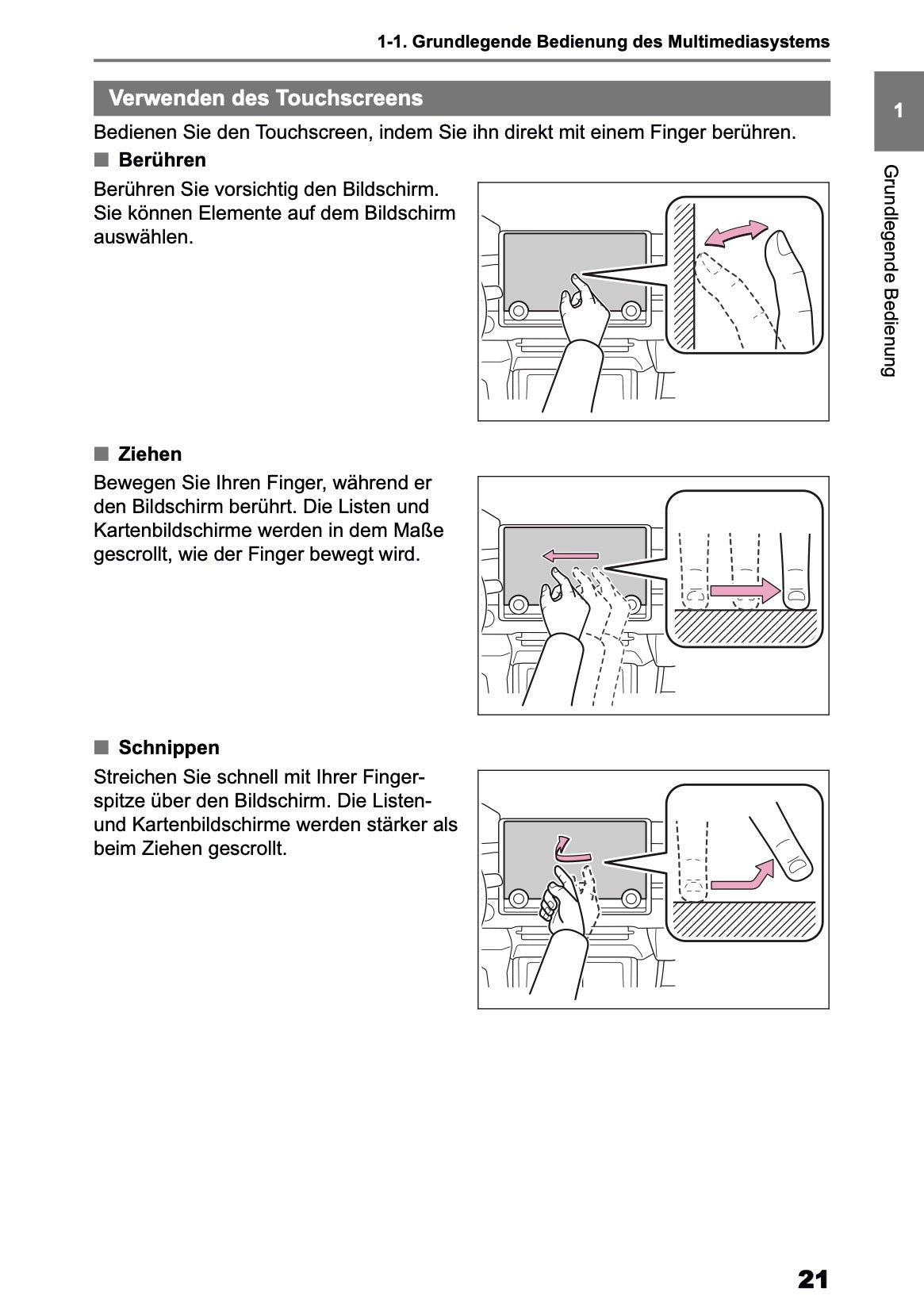 2025-2026 Toyota bZ4X Navigation Manual | German