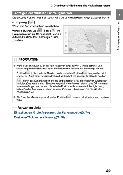 2025-2026 Toyota bZ4X Navigation Manual | German