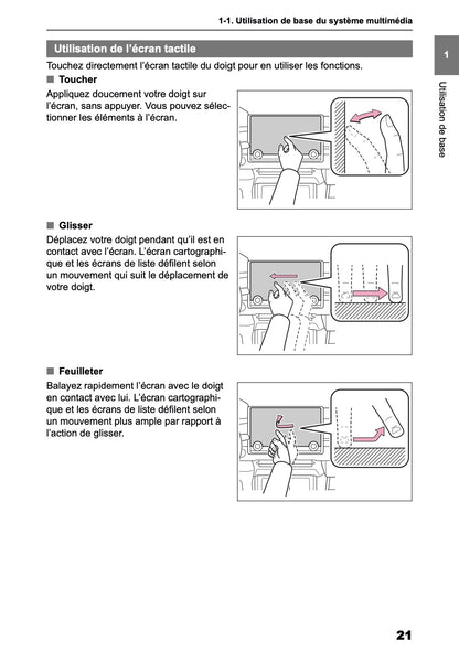 2025-2026 Toyota bZ4X Navigation Manual | French