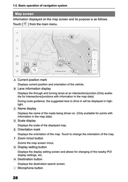2025-2026 Toyota bZ4X Navigation Manual | English
