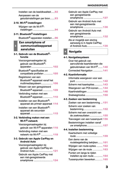 2025-2026 Toyota bZ4X Navigatie Handleiding | Nederlands